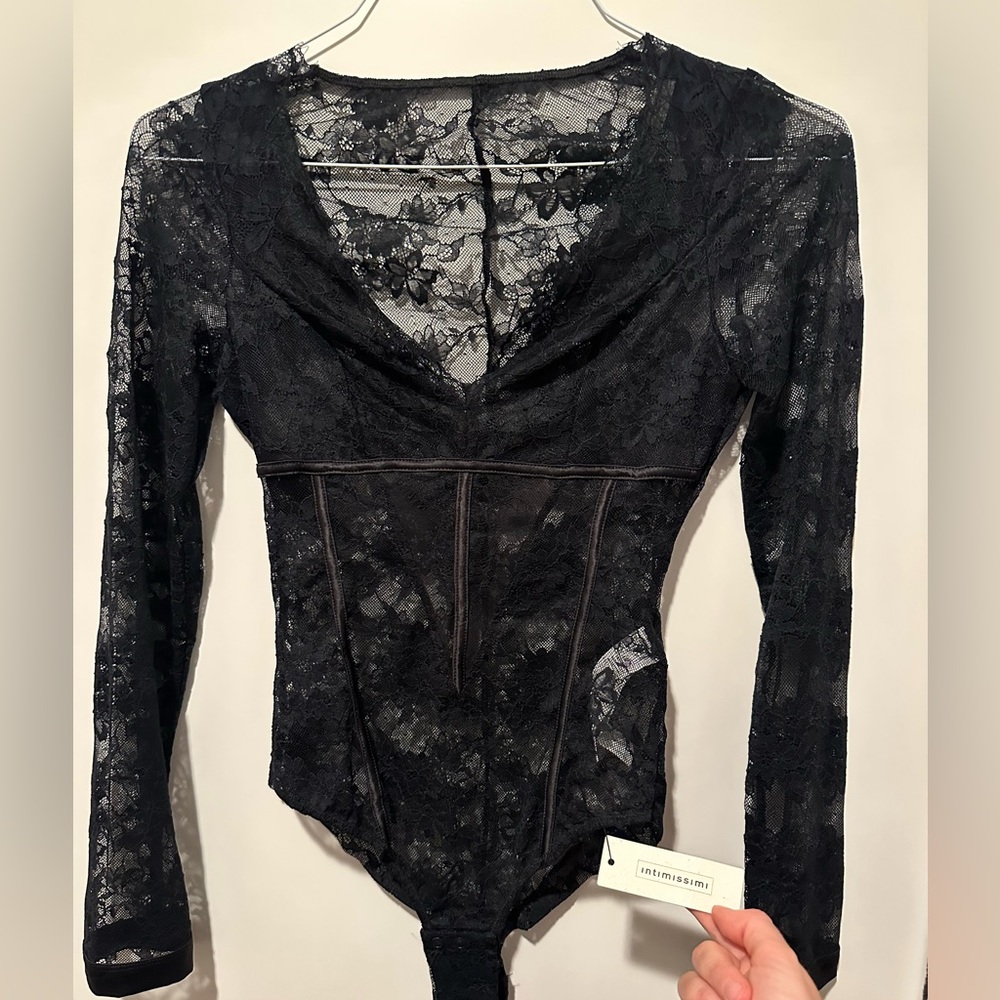 Authentic Intimissimi long-sleeved lace corset - New with tags